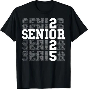 Class Of 2025 Senior 2025 Back To School 2025 Graduation 25 T Shirt Men - Picture 1 of 5