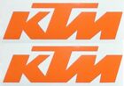 2 KTM orange 15 cm x 4,8 cm, Schwarz, Weiß, Folie 1710