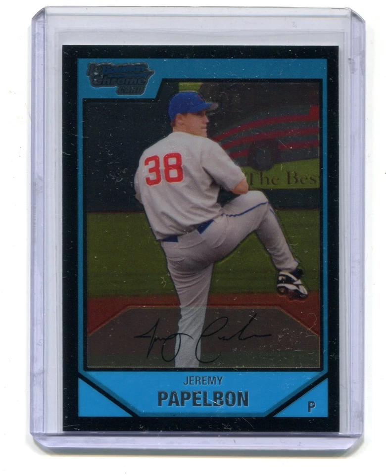 2007 Topps Bowman Chrome #BC6 Jeremy Papelbon jh10 - Image 1 of 1