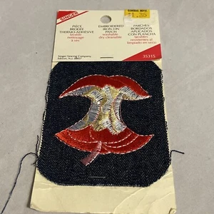 Singer Denim Iron-On Apple Core Patches item 35315 - Picture 1 of 9