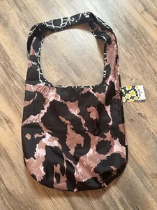 Bolso de Mano DVF Embalable Diane Von Furstenberg x Target Spots Geo Disco Negro Marrón - Imagen 1 de 3