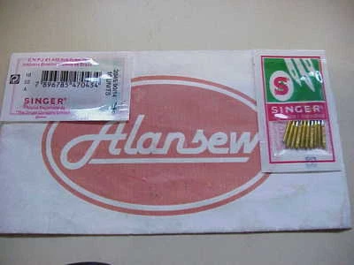 SINGER 15 x 1 FLAT SIDED 14 GAUGE DOMESTIC SEWING MACHINE NEEDLES ( 10 needles ) - Image 1 of 4