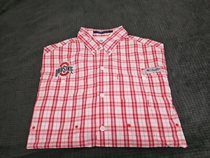 NEW Ohio State Buckeyes Columbia PFG Super Tamiami Outdoor Vented Shirt SZ S - Picture 1 of 18