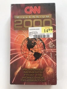 NEW! CNN Millennium 2000 VHS NEW YEARS Incredible Moments Worldwide Celebration - Picture 1 of 8