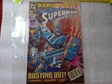 DC REIGN OF THE SUPERMAN (THE MAN OF STEEL) #22 JUN 93 BONUS POSTER