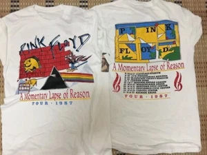 Vintage 1987 Pink Floyd A Momentary Lapse Of Reason World Tour T-Shirt - Picture 1 of 1