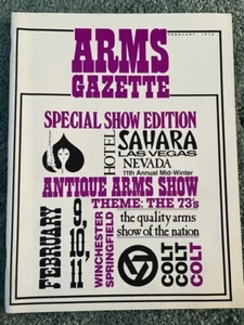 Vintage Arms Gazette Sahara Hotel Las Vegas Special Show Edition Februar 1973 - Bild 1 von 1