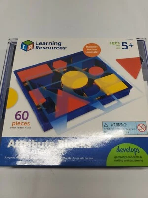 LEARNING RESOURCES ATTRIBUTE BLOCKS SET DESK SET - Image 1 of 4