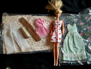 Vintage Barbie 1966/1998 Mattell + Handmade Clothing - Picture 1 of 6