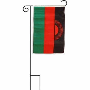 12x18 12""x18"" manga Malawi con soporte de jardín bandera - Imagen 1 de 1