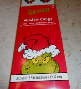 The Grinch Window Cling Set- New - Picture 1 of 8