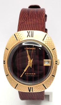 Raro Reloj Longines Admiral 5 Estrellas Automático Para Hombre Juego Completo Esfera Genial De Colección Foto 1 de 4