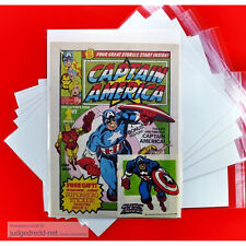 25 Captain America Weekly Comic Bags ONLY fits A4 Size7 - Avialable Now
