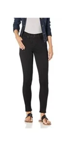 LEVI'S 311 WOMEN'S SHAPING SKINNY MID RISE TUMMY SLIMMING JEANS BLACK |B22 -23 - Picture 1 of 9