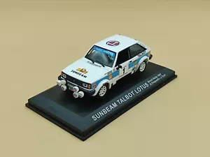 1/43 Talbot Sunbeam Lotus #1 Rallye Brésil 1981 Fréquelin/Todt IXO Altaya - Foto 1 di 2