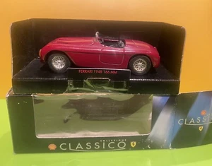 SHELL 1/39 Collezione Classico Ferrari Diecast 1948 166 MM boxed - Picture 1 of 8