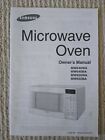 Samsung MW640WA MW640BA MW650WA MW650BA Microwave Oven Owner&#39;s Manual