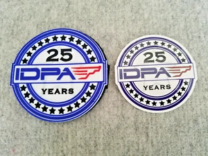 lot 2 IDPA  25 YEARS ADVERTISING Bumper Sticker & Coaster - Picture 1 of 6