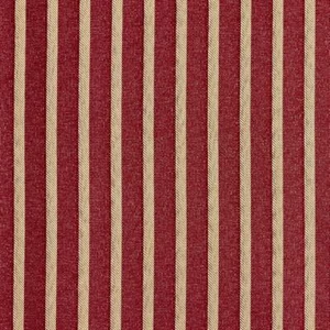 Essentials Tessuto per Tappezzeria Resistente Rosso/Riga Cremisi - Foto 1 di 2