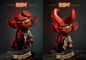 DarkSteel Toys Hellboy 25th Anniversary Edition With horns and no Horns Sets - Bild 1 von 12