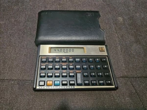 HP 12C Financial Calculator with Sleeve Case, Tested, Working - Picture 1 of 3
