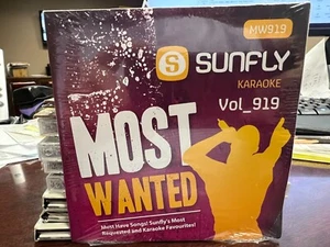SUNFLY MOST WANTED KARAOKE DISC MW919 VOLUME 919 CD+G SEALED 18 TRACKS - Imagen 1 de 2