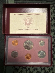 1994 Uncirculated Bank Set Box-COA - Picture 1 of 3