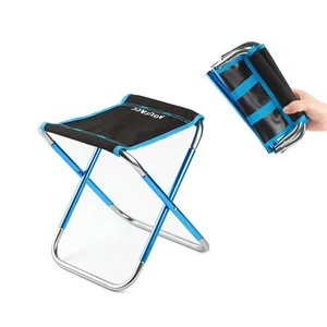 Camping Stool, Portable Folding Stool for Outdoor Travel Walking Hiking Fishi... - Picture 1 of 9