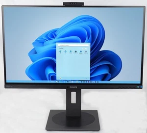 Philips 326P1H - 32 Zoll QHD USB-C Docking Monitor Webcam höhenverstellbar - Afbeelding 1 van 7