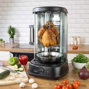 quest asador parrilla y kabab maker pollo barbacoa 1200 w Reino Unido enchufe envío gratuito - Imagen 1 de 6