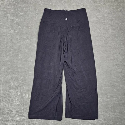 Lululemon Pants Womens 6 Black Groove Flare Yoga Athletic Wide Leg - Image 1 of 4