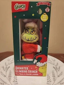 Der Grinch Animierter Klettergrinch. 17" mit "A" Rahmenleiter. - Bild 1 von 6