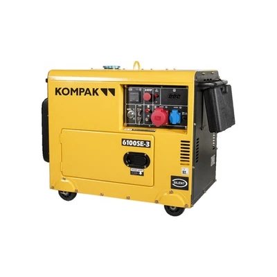 Stromerzeuger Diesel Stromaggregat Generator 230V 400V 5500 Watt E-Start KOMPAK - Bild 1 von 4