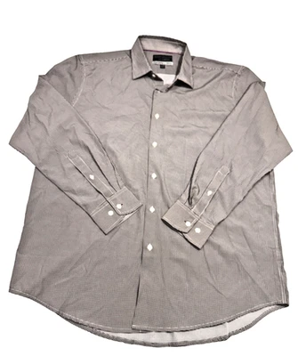 Report Collectiont Mens Shirt Size XL 17 1/2 35 / 36 Long Sleeve Slim Stretch - Image 1 of 4