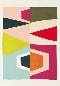 Modern Tufted Wool Area Rug | Artistic Hand-Tufted Wool Rug | Soft Area Rug - Picture 1 of 3