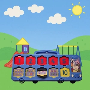 Peppa Pig 123 Bus Toy Hasbro Learning Numbers Game Ages 2+ Educational Brand New - Picture 1 of 10