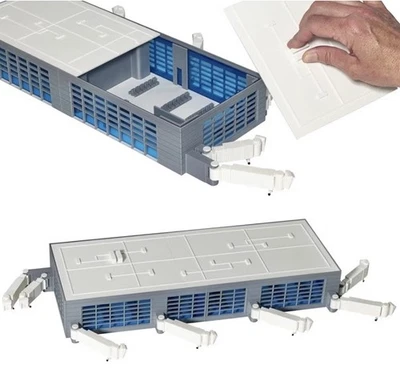 Modelo INTERACTIVO de terminal de aeropuerto - Se adapta a aviones Daron - TECHO EXTRAÍBLE (18” X 7”) Foto 1 de 4