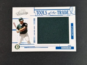 Rickey Henderson 2005 Absolute Tools of The Trade Jumbo Jersey Swatch Relic /25 - Bild 1 von 2