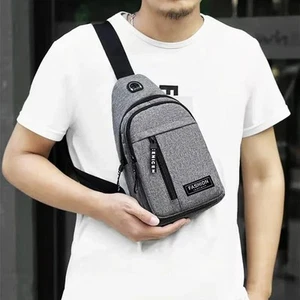 Hombres Hombres Mujeres Mochila de Gran Capacidad Lona Laptop Notebook Escuela Bolsa de Viaje - Imagen 1 de 19
