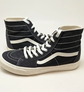 Mens VANS SK8-HI Pig Suede VN0A32QG9G5 Navy/White Skateboarding Shoes Size 11 - Picture 1 of 7
