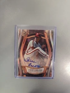 2025 Topps Tribute Steve Carlton Pillars of the Game AUTO 158/199 - Picture 1 of 6