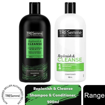 TRESemme Replenish & Cleanse 900ml 2x Shampoo, 2x Conditioner & One of Each - Image 1 of 4