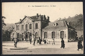 CPA Le Creusot, La Gare - Picture 1 of 2