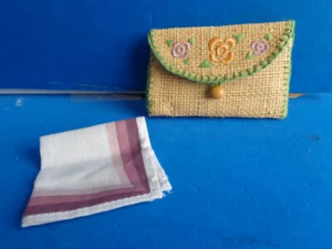 KIT KIT KITTREDGE BORSA E FAZZOLETTO IN PENSIONE - RAGAZZA AMERICANA - Foto 1 di 2
