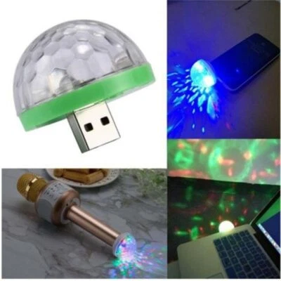 USB Mini Disco Light Ball Portable Led Karaoke KTV Party Decor Lamp DJ Stage Bar - Image 1 of 4