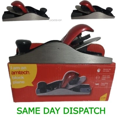 Mini Hobby WOOD PLANE 40mm Steel Blade Carpenter Smoothing Block File Hand Tool - Image 1 of 4