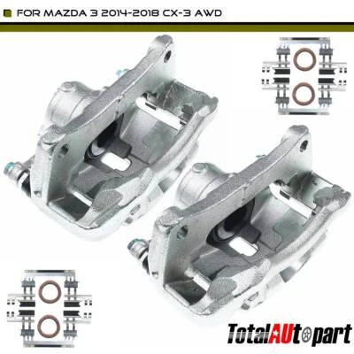 Pinzas de freno delanteras izquierda y derecha para Mazda 3 2014-2018 2,5 L CX-3 2016-2018 AWD Foto 1 de 4