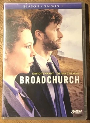 Broadchurch: The Complete First Season (DVD, 2014, 3-Disc Set, Canadian) - Imagem 1 de 2