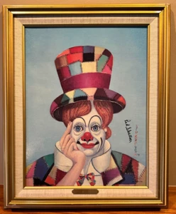 Crazy Quilt Clown Red Skelton SIGNED and NUMBERED 1107/2000 Lucille Ball - Picture 1 of 12