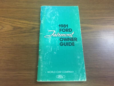 1981 Ford Fairmont Owner's Manual - Image 1 of 4